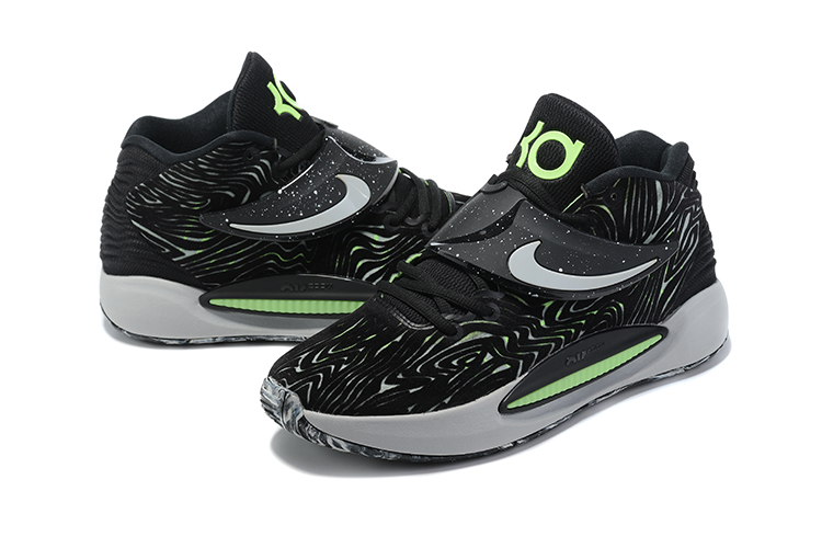 Nike KD 14 Black Green White Shoes